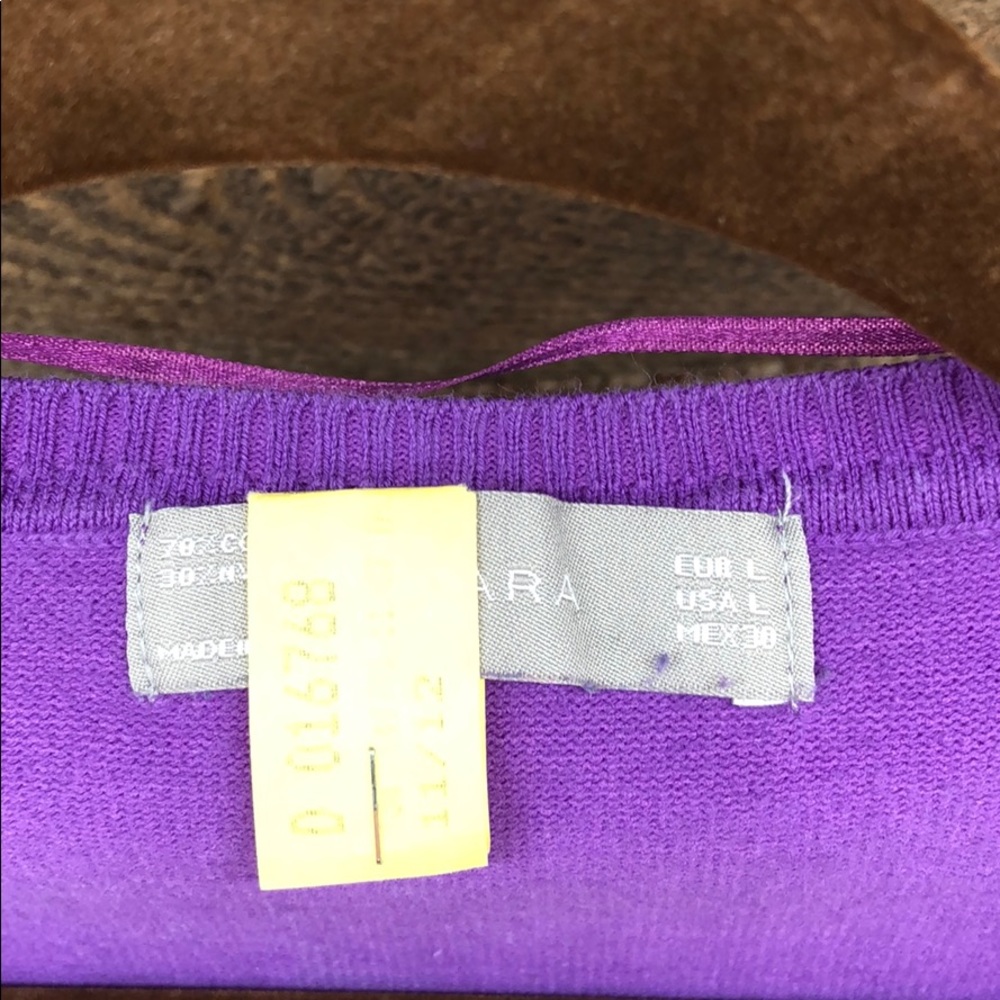 SOLD!ZARA Long Sleeves Sweater. Large. - Picture 4 of 6